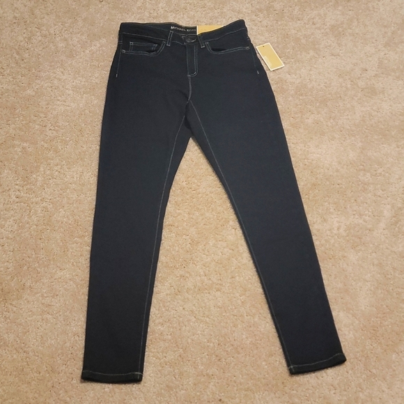 MICHAEL Michael Kors Denim - Michael Kors Women's Denim Jeans, Size: 6, Color: Dark Blue 👖